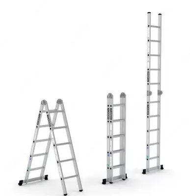 Алюминиевая складная лестница K2- К3 -К4.