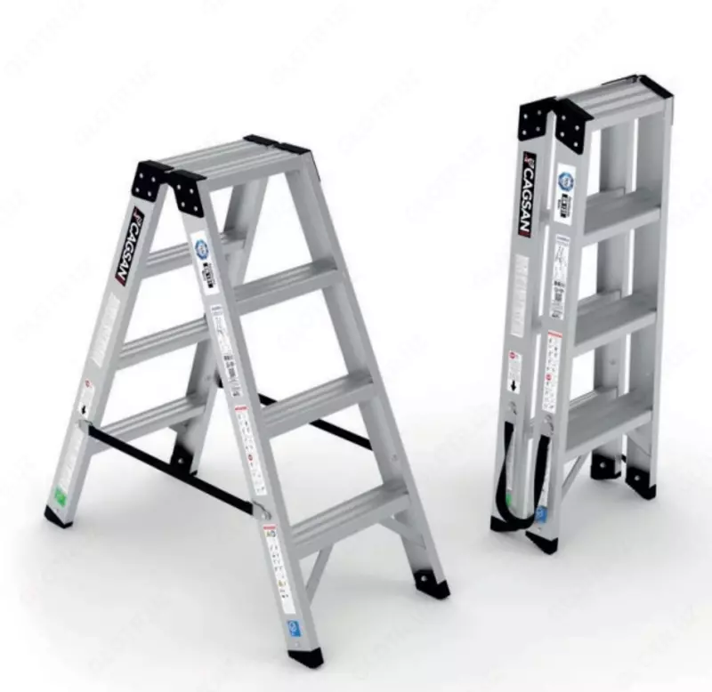 Профессиональная двусторонняя стремянка Everest-Pro EVR-PRO2 -03 -04 -05 -06 -07 -08 -09 -10 .