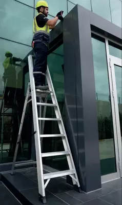 Профессиональная алюминиевая стремянка Alesta REG2-REG3-REG4-REG5-REG6-REG7-REG8-REG9-REG10. - Цена по запросу