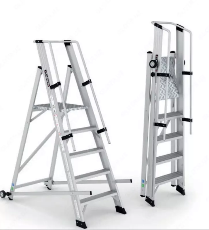 Передвижная лестница с платформой VE2 -VE3 -VE4 -VE5 -VE6 -VE7.