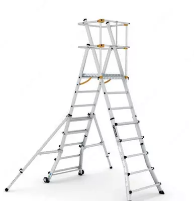 Телескопическая лестница-платформа TelePro TP250-TP200.