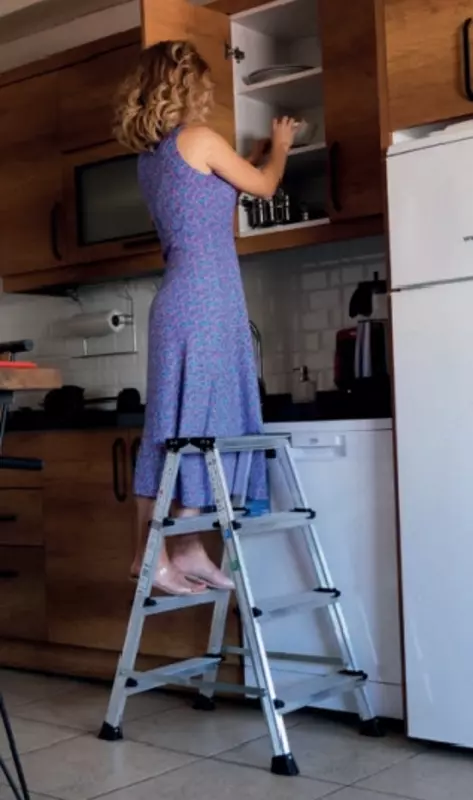 Двухсторонняя стремянка Olimpos OL2-3-4-5-6-7. - по запросу