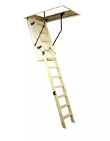 Складная чердачная лестница из бука 70x120-110 cm. 60x120-110 cm.