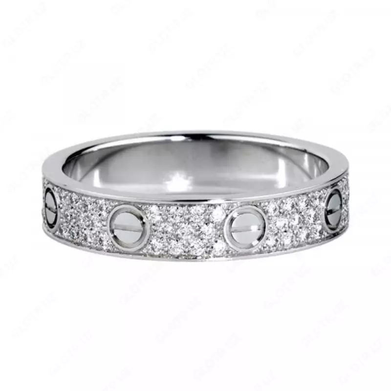 Go'zal ayollar va qizlar uchun kumush uzuk