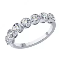 Go'zal ayollar va qizlar uchun kumush uzuk