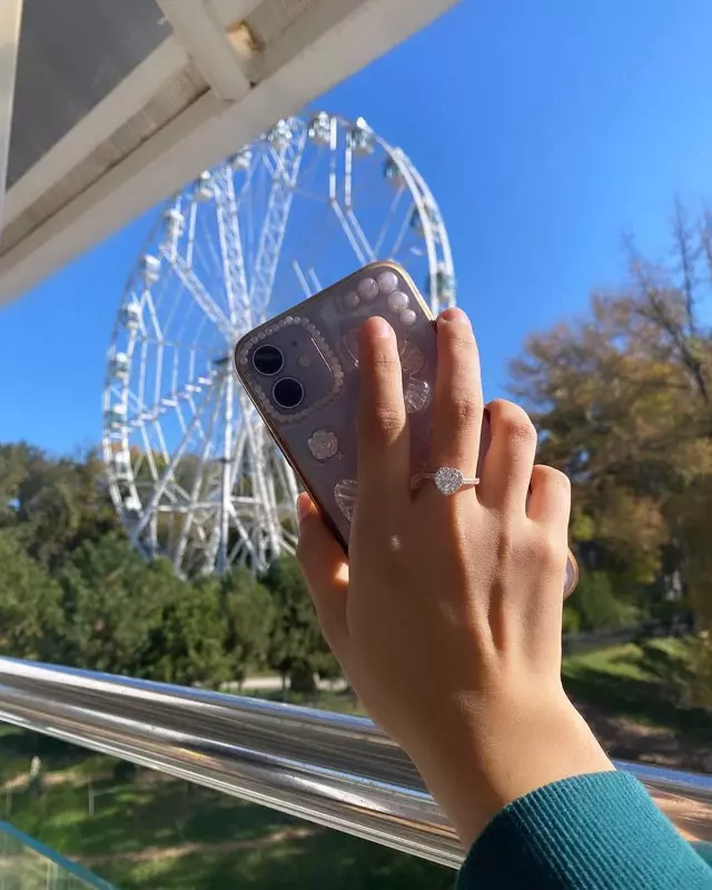 Go'zal ayollar va qizlar uchun kumush uzuk