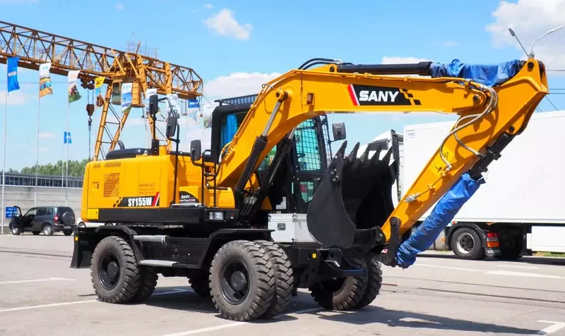 SANY Колесный экскаватор [SY155W] SANY AUTOMOBILE MANUFACTURING CENTRAL ASIA