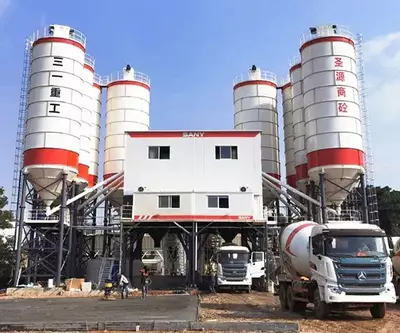 Цена по запросу SANY Бетоносмесительная установка SANY [HZS60X8]