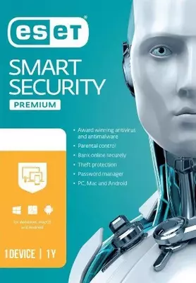 ESET Smart Security Premium 2023 на 1 год на 1 ПК