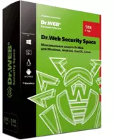Dr.Web Security Space — лицензия на 1 год на 1 ПК