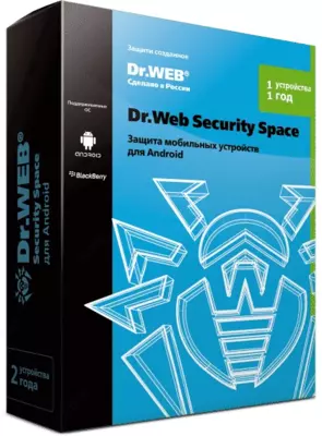 Dr.Web Security Space для Android — лицензия на 1 год на 1 устройств