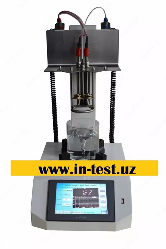  Автоматический прибор КИШ определения температуры размягчения битума по методу Кольца и Шар - 