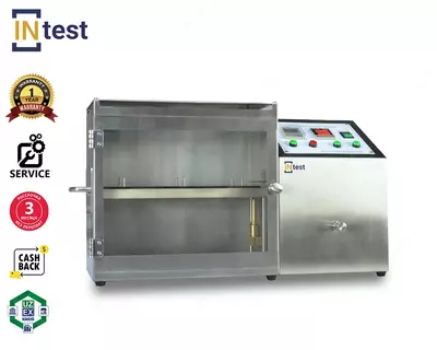 To‘qimachilik materiallari uchun gorizontal alangali sinov kamerasi