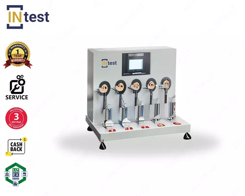 Прибор для испытания восстановления складок (метод горизонтальный)