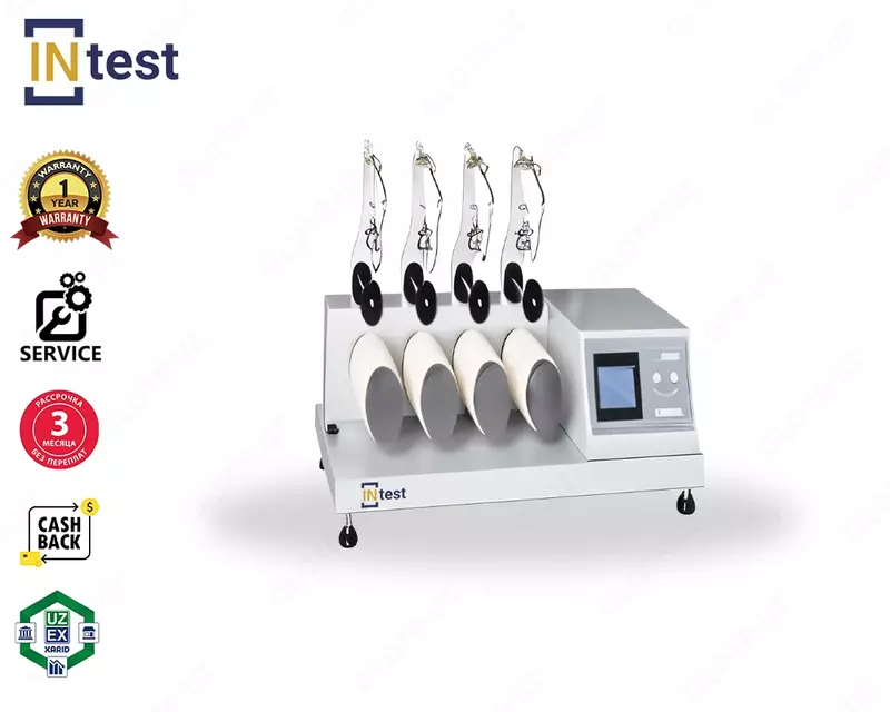 Прибор для испытания зацепляемости ткани