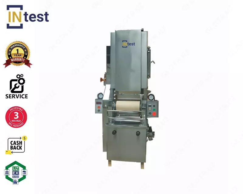 Chanlarda uzluksiz bo‘yash uchun laboratoriya mashinasi