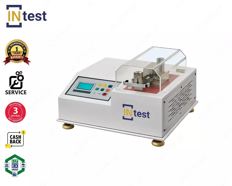 Rezina yoki polimer qoplamali matoning barqarorligini baholash uchun qurilma