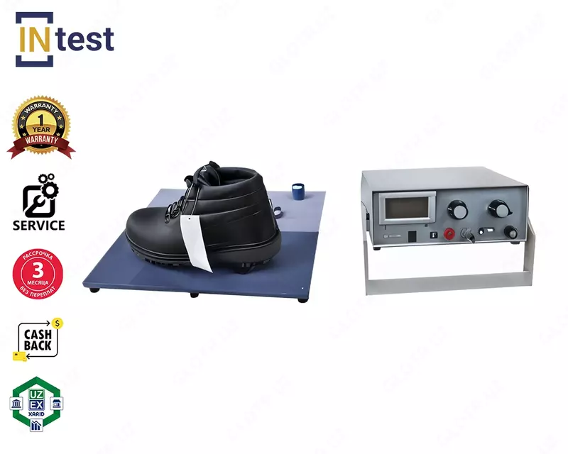 Poyabzalning elektr qarshiligini aniqlash uchun qurilma