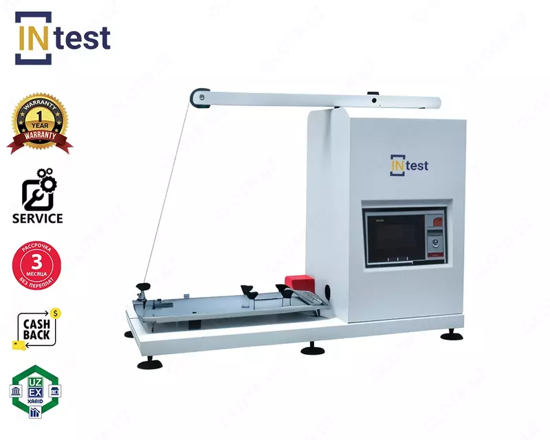 Установка для определения статического угла поверхностного соскальзывания