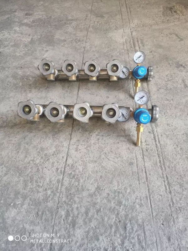 Газовая рампа перепускная и разрядная