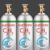 Ацетилен пиролизный растворенный технический 1 сорт марки Б