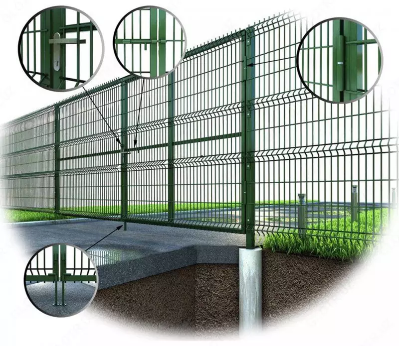   Металлический профиль для ограждений (1 метр)