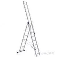 ЛЕСТНИЦЫ АЛЮМИНИЕВЫЕ ТРЕХСЕКЦИОННЫЕ