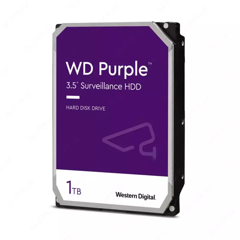 Профессиональный диск для видеонаблюдения WD - Purple - HDD - 1 Tb