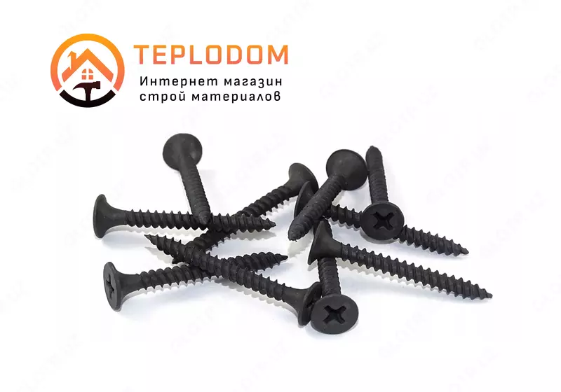 Саморезы Черные Для дерево (75)