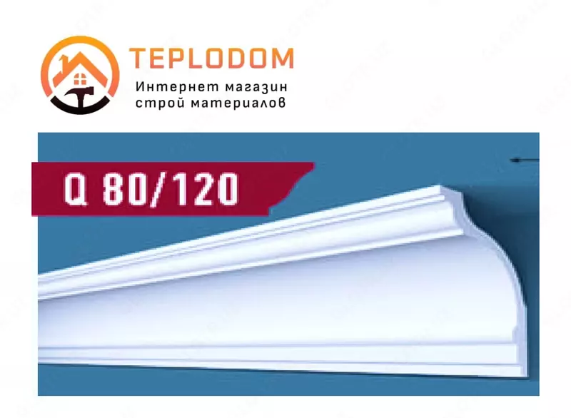 Потолочный Тяга Q 80/120 (плинтекс )