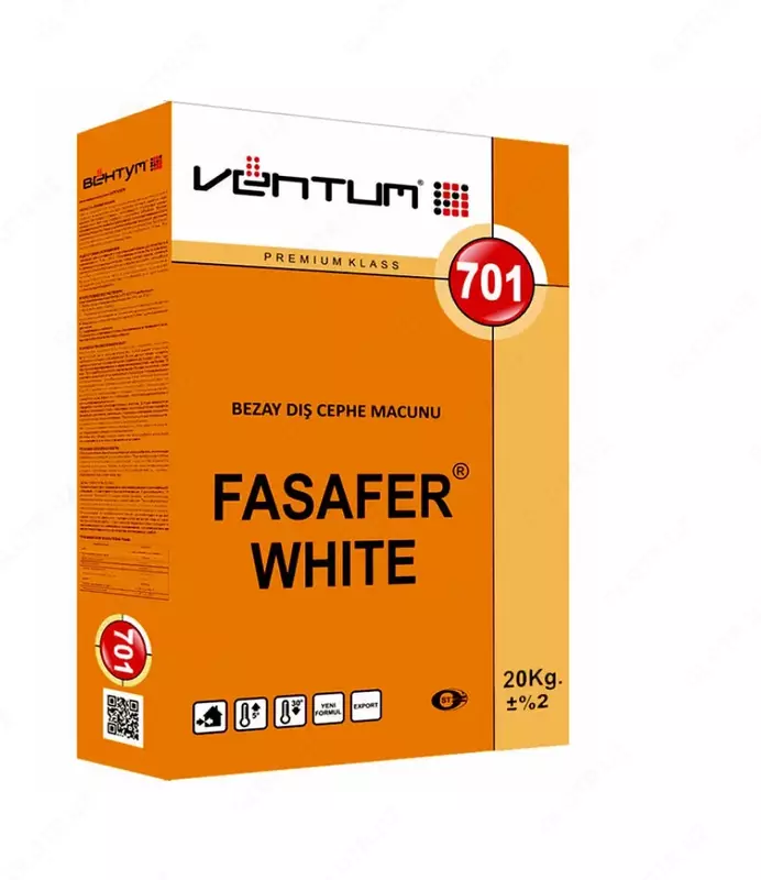 Шпатлёвка фасадная FASAFER (WHITE) VENTUM 701