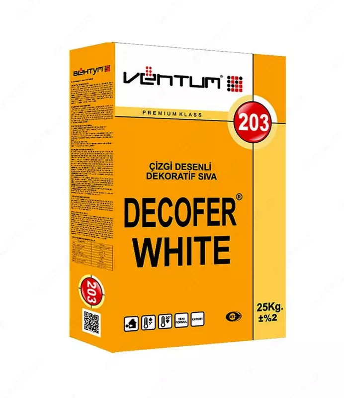 Декоративная штукатурка DECOFER (WHITE) VENTUM 800