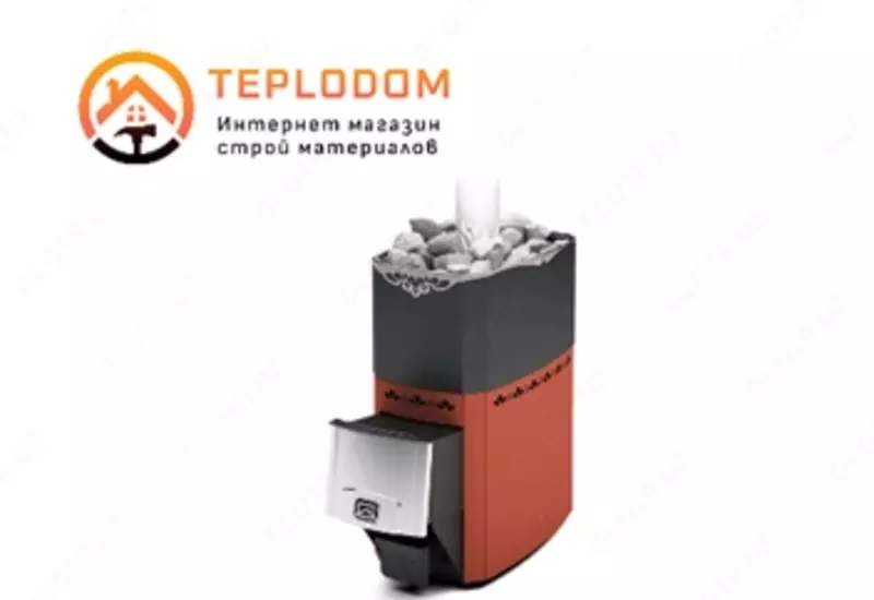 Печь для бани РУСЬ-12 Л (Теплодар) 6-12 м3