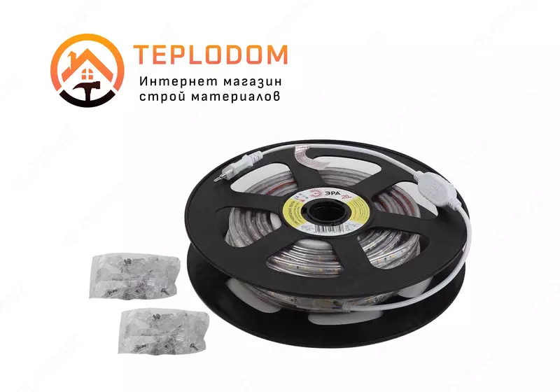 Лента светодиодная ЭРА LS2835-4 8-60-220-2700К-IP67-20m  тёплый