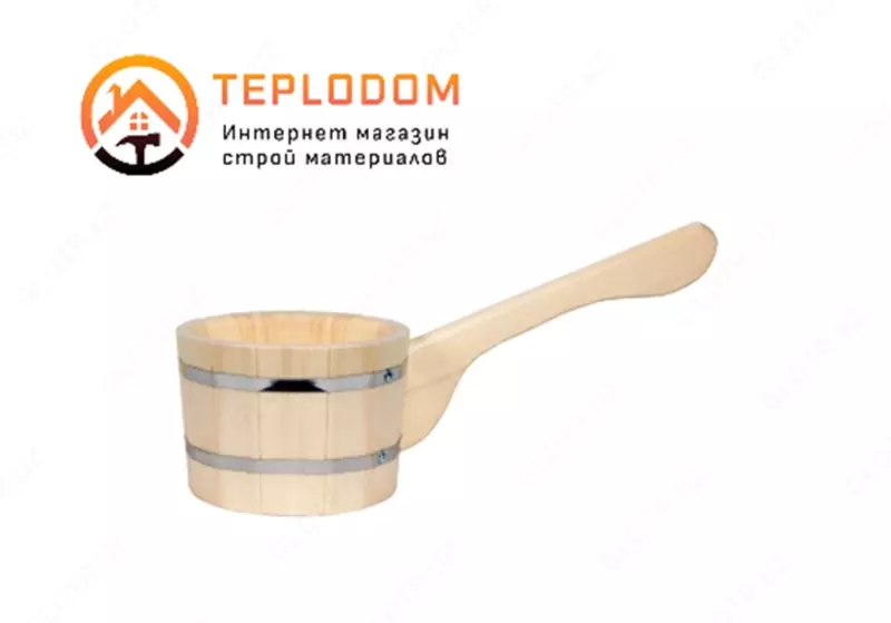  Ковш бондарный для бани 0.5л - 