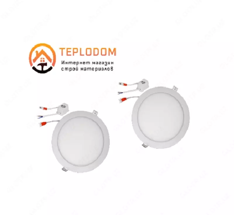 Свет.круг.накл.18W 220V 4000K  хромированный  нейтральный