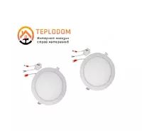  Свет.круг.накл.18W 220V 4000K  хромированный  нейтральный - 