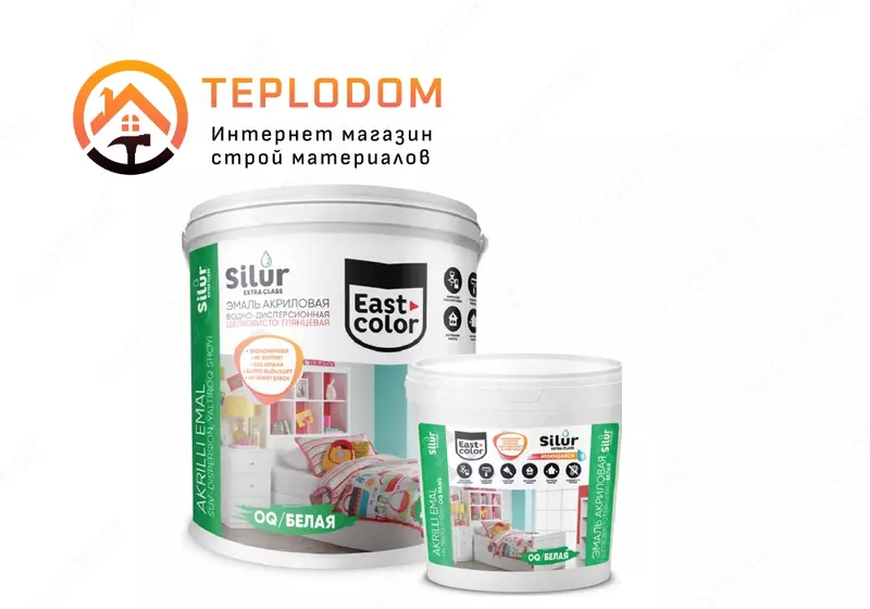 Шелковисто глянцевая АКРИЛОВАЯ ЭМАЛЬ НА ВОДНОЙ ОСНОВЕ