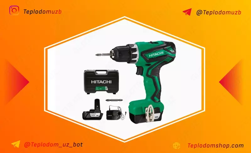 CORDLESS DRIVER DRILL HITACHI (Аккумуляторная дрель-шуруповерт)