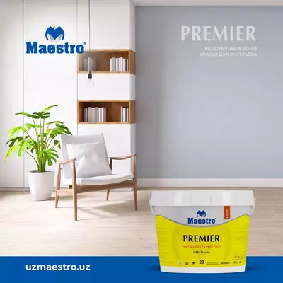 Suvga asoslangan ichki bo'yoq (Maestro 20kg)