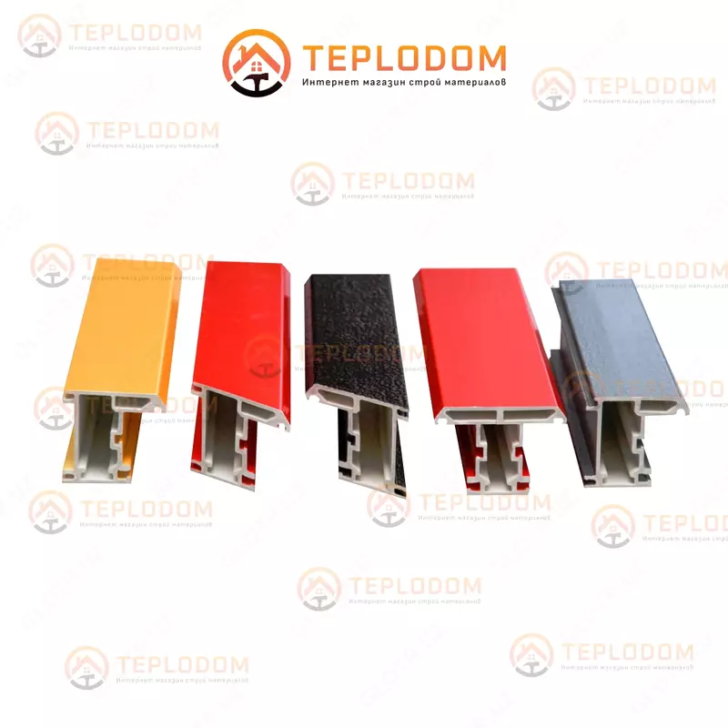 Профили из ПВХ для окон и дверей AK PLast (Z балкон)  цветной