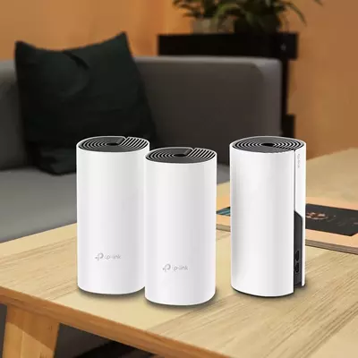 1 292 028.8 сум / шт. Deco M4 (1-Pack)/AC1200 Whole-Home Mesh Wi-Fi Unit