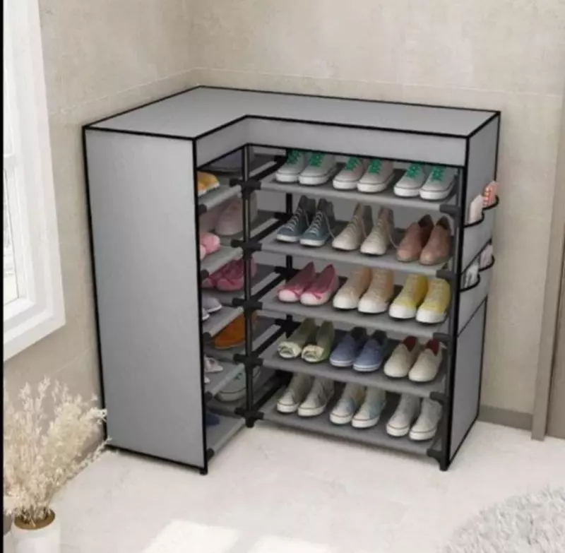 Функциональная полка для обуви (угловой)