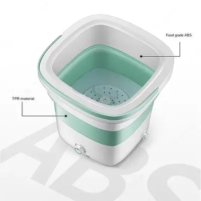 Portativ yig'iladigan mini kir yuvish mashinasi 1