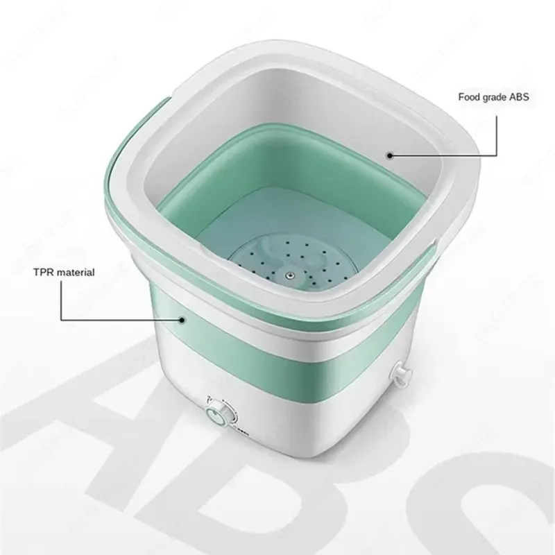 Portativ yig'iladigan mini kir yuvish mashinasi 1