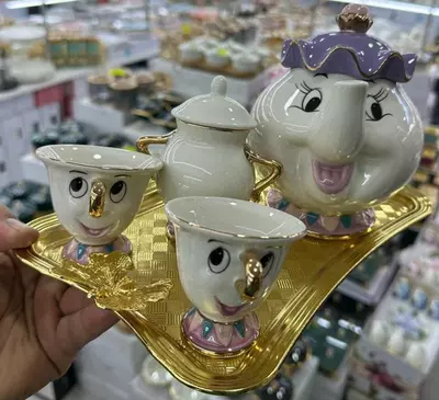 чашка для сахарницы [1 горшок + 1/2/4 чашек]