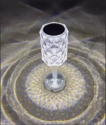 Подарок! Кристальная Алмазная Настольная лампа с сенсорным выключателем