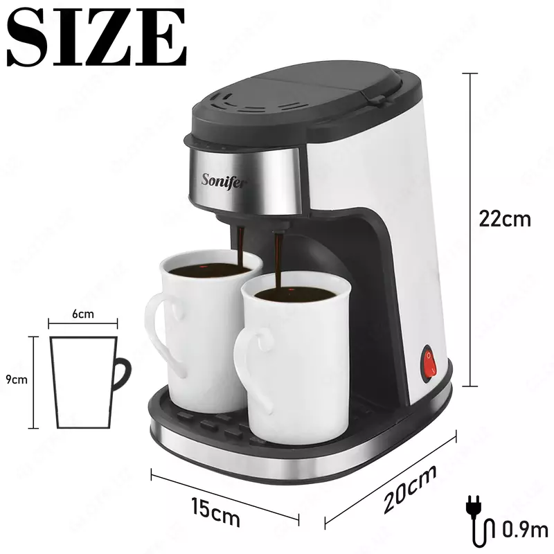 ДОСТАВКА! КАПЕЛЬНАЯ кофемашина Sonifer Coffee Maker Sf-3540 Asr DJ shop