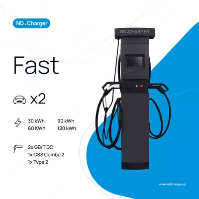 Высокоскоростная зарядная станция для электромобилей EVC ND Fast 60