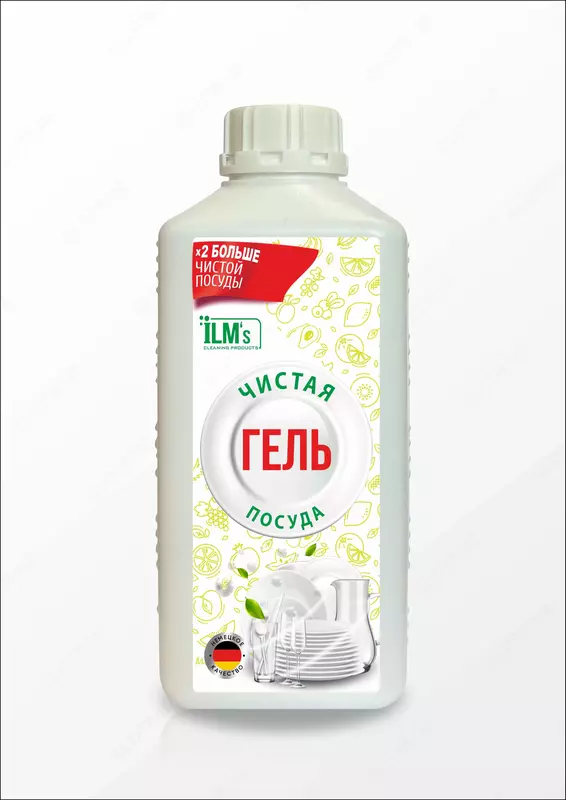 "Чистая посуда ILM's моющее средство для посуды "